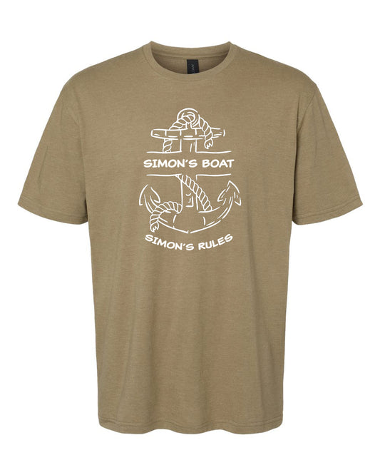 Custom Name Boat Rules T-Shirt