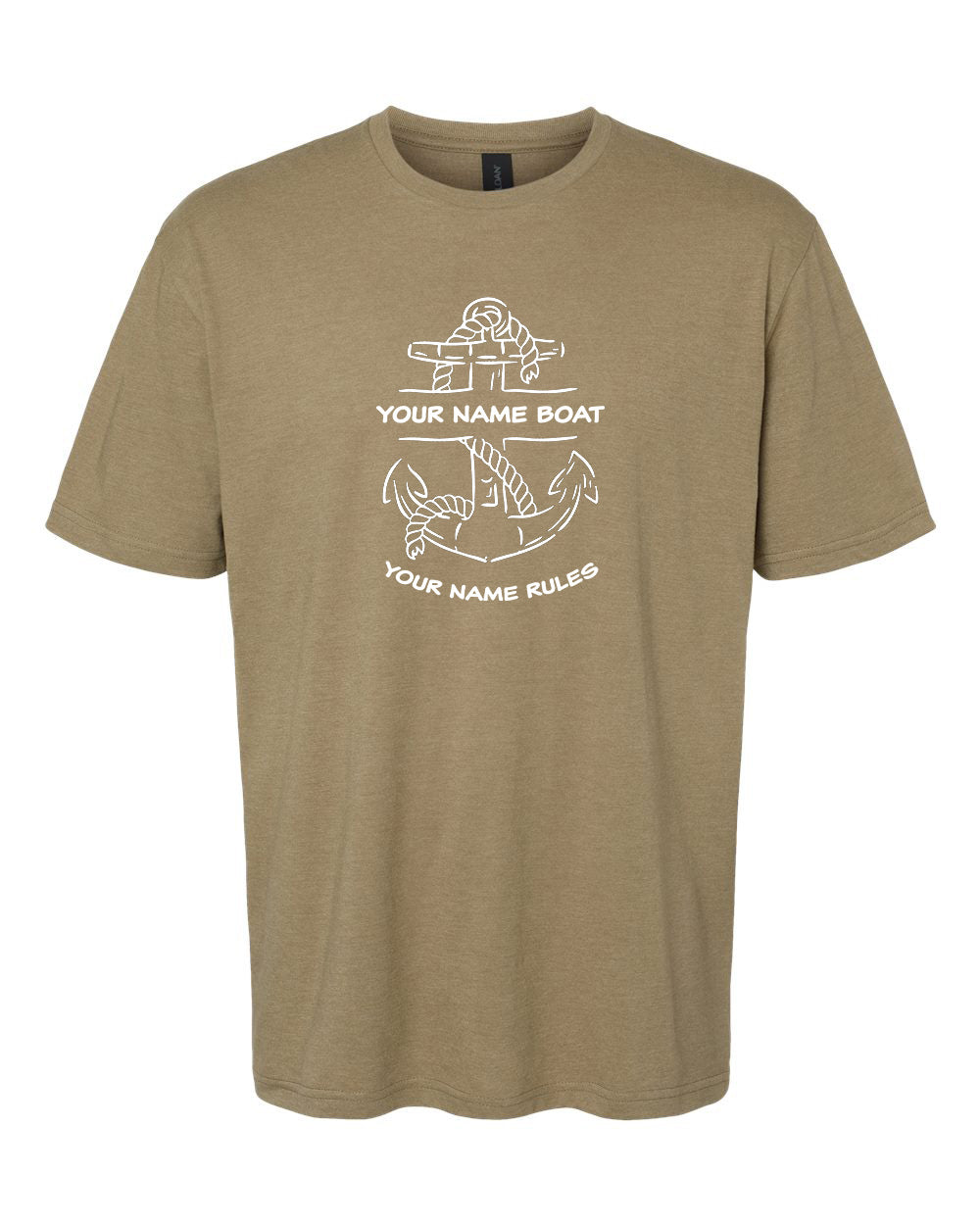 Custom Name Boat Rules T-Shirt